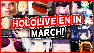 The 𝘽𝙀𝙎𝙏 Hololive English Moments From MARCH [𝙈𝙊𝙉𝙏𝙃𝙇𝙔 𝙍𝙀𝘾𝘼𝙋] | HololiveEN Clips