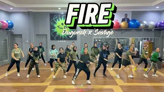 FIRE - DUGUNEH X SAVAGE | ZUMBA | DANCE FITNESS |CHOREOGRAPHY | EDITA FEBRIANA