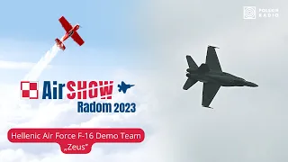 Hellenic Air Force F-16 Demo Team “Zeus” | Air Show 2023