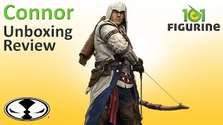 Connor Action Figure (Unboxing & Review) - Assassin's Creed 3 McFarlane Color Tops (101figurine)