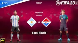 Argentina Vs Croatia  Final | L.Messi Vs L.Modric | 4K60FPS | FIFA-23