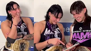 Dominik Mysterio has a personalized gift for Rhea Ripley