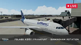P3D v5.3 | FSLabs A319 | Frankfurt - Birmingham