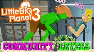 Community Levels - Little BIG Planet 3 - Part 1 [PS4 Father and Son Gamplay]