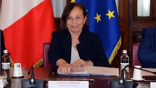 Sottoscrizione protocollo legalità Interno-Confindustria. Dichiarazioni del ministro Lamorgese