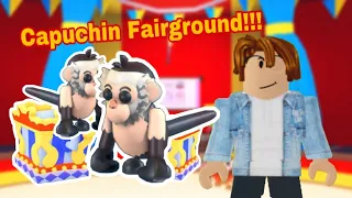 BRAND NEW CAPUCHIN FAIRGROUND UPDATE IN ADOPT ME!!! 🐒🤡🎪 | TEK