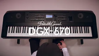 Цифровое пианино Yamaha DGX 670 - Обзор функций новинки!