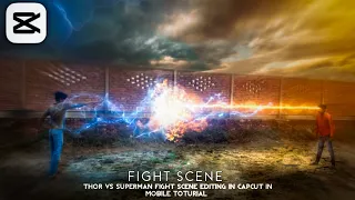 Thor vs Superman | vfx fight scene | capcut video editing |