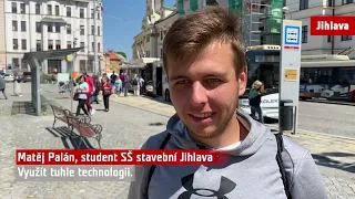 Město Jihlava spolupracuje se studenty Střední školy stavební na pocitové mapě města
