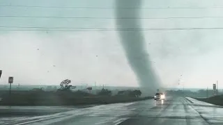 Absolutely Insane Chickasha Oklahoma Tornado Video From Up Close!!!!!