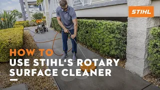 How to Use STIHL Rotary Surface Cleaner | How to