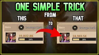 How To BOOST Your DPS DMG In Clan Boss | Watcher of Realms