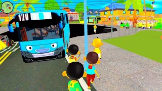 Upin dan ipin bantu Mobil Bus Tayo temukan Burger Krabby Patty 😍 Dunia Oyya