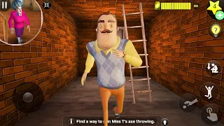 Scary Teacher 3D - New Levels Update New Chapter Miss T Hello Neighbor Android Gameplay