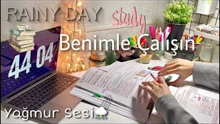 Yağmurlu Bir Günde Benimle Çalış 📚🌧 | TUS Günlükleri 7 | Müziksiz, Kronometreli