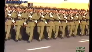 Cambodia's military parade in 1979 to 1989