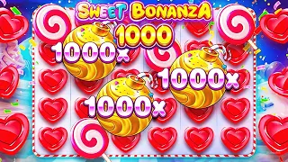 РИСКНУЛ 1 000 000 Р В СВИТ БОНАНЗА 1000 И СЛОВИЛ 3 БОМБЫ НА X1000  Sweet Bonanza 1000 Заносы Недели