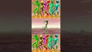 dame tu cosita - vs - patila - challenge - green alien - dance - puzzle