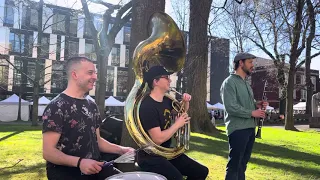 Busking w/ Leon Cotter and Chris Shuttleworth 3/16/24