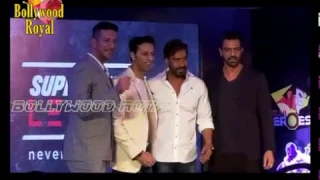 Sulaiman, Ajay Devgn, Arjun Rampal inaugurate Super Fight League as Team Owners Part  3