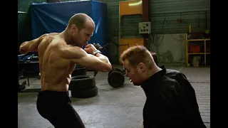 Jason Statham / Fight in a car service / Transporter 3