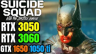 Suicide Squad - GTX 1650 - RTX 3050 - RTX 3060 - 1050 ti - Kill The Justice League