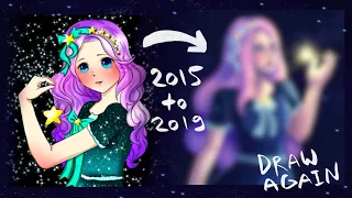 (СТАРОЕ) Перерисовываю старый рисунок | Draw this again | Speedpaint | Арт 2015 года