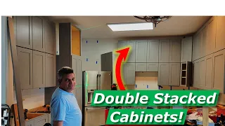 Huge Kitchen Remodel Double Stacked 10' Cabinets Update