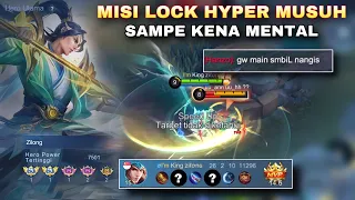 KETIKA ZILONG LOCK HYPER MUSUH AMPE NANGIS KENA MENTAL | Mobile legends bang-bang