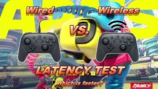 Switch Pro Controller: Wired vs. Wireless Latency Test