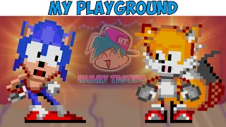Vs Dorkly Sonic, Tails | FNF Character Test | Gameplay VS My Playground Part 1