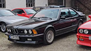 BMW M 635 CSi M88 in Achatgrün zur Durchsicht bei uns mit geringen Mängeln