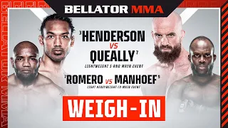 Weigh Ins | Bellator 285: Henderson vs. Queally