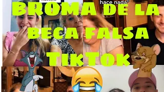 BROMA De La Beca falsa.😅😅 TikTok. Para Reír. La Mejor Recopilación. Viral.🤪