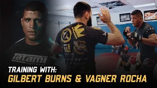 Gilbert Burns & Vagner Rocha sparring some tough rounds in preparation for Polaris 8!