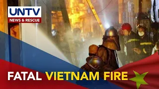 30, nasawi; 20, sugatan dahil sa isang gusaling nasunog sa Vietnam