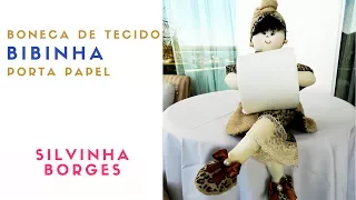 Como fazer uma Boneca de Tecido Porta Papel Higiênico - Parte 1