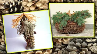 Adorable Pine Cone Ornaments