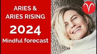 ARIES SUN & ARIES RISING ASTROLOGY YEARLY FORECAST 2024