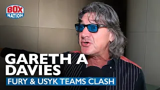 Gareth A Davies Reacts To John Fury HEADBUTTING Team Usyk Member