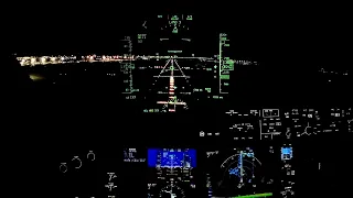 HUD View Boeing  787 Autoland