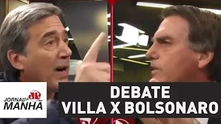 Qual foi o placar? Villa e Bolsonaro protagonizam debate intenso | Jornal da Manhã