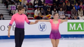 2016 ISU Junior Grand Prix Final - Marseille - Pairs Short Program - Anna DUSKOVA / Martin BIDAR CZE