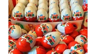 Открываем Киндер Сюрприз, Unboxing Kinder Surprise, принцессы, ледниковый период