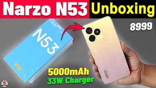 Realme Narzo N53 Unboxing and Review in Hindi | Best Smartphone Under 9000? Realme Narzo N53 Camera