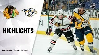 NHL Highlights | Blackhawks @ Predators 4/3/21