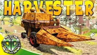 New Harvester and Grain Trailer : Farmer's Dynasty Gameplay (PC Early Access Simulator