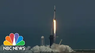 Liftoff! SpaceX Launches First Crewed Mission To International Space Station | NBC News