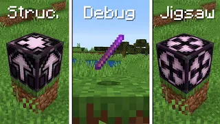 VAZEI TODOS OS BLOCOS SECRETOS DO MINECRAFT !