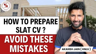 How to Prepare SLAT CV ? Avoid these Mistakes in CV #slat